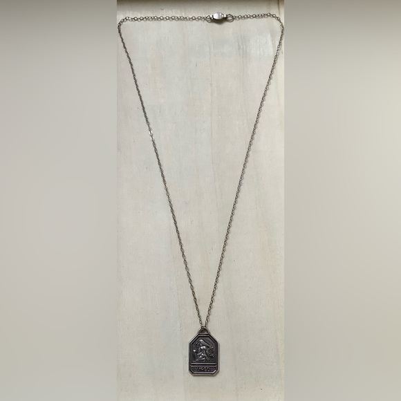 Virgo zodiac pendant-charm 16” chain (astrology) New Vintage sterling silver - Picture 6 of 13